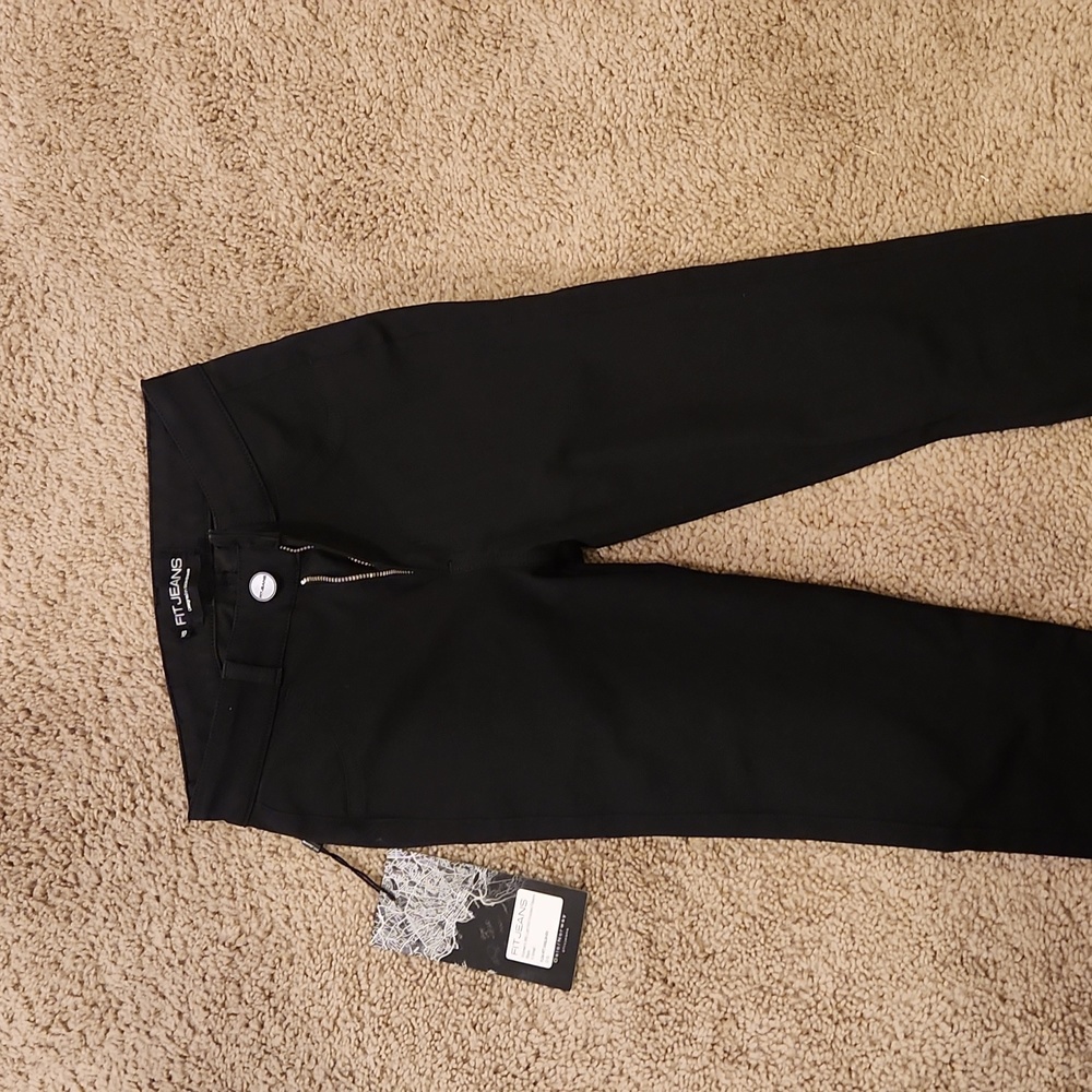 NWT 360 Light Mid Waisted Fitjeans Black XS